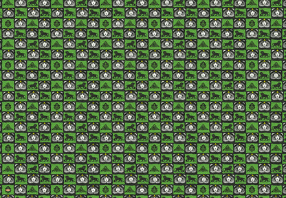 Verte Nouveau Wrapping Paper 3 Sheet Roll
