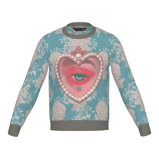 PRE-ORDER Lovers Eye Crewneck Sweater Unisex Classic Fit Graphic Pullover
