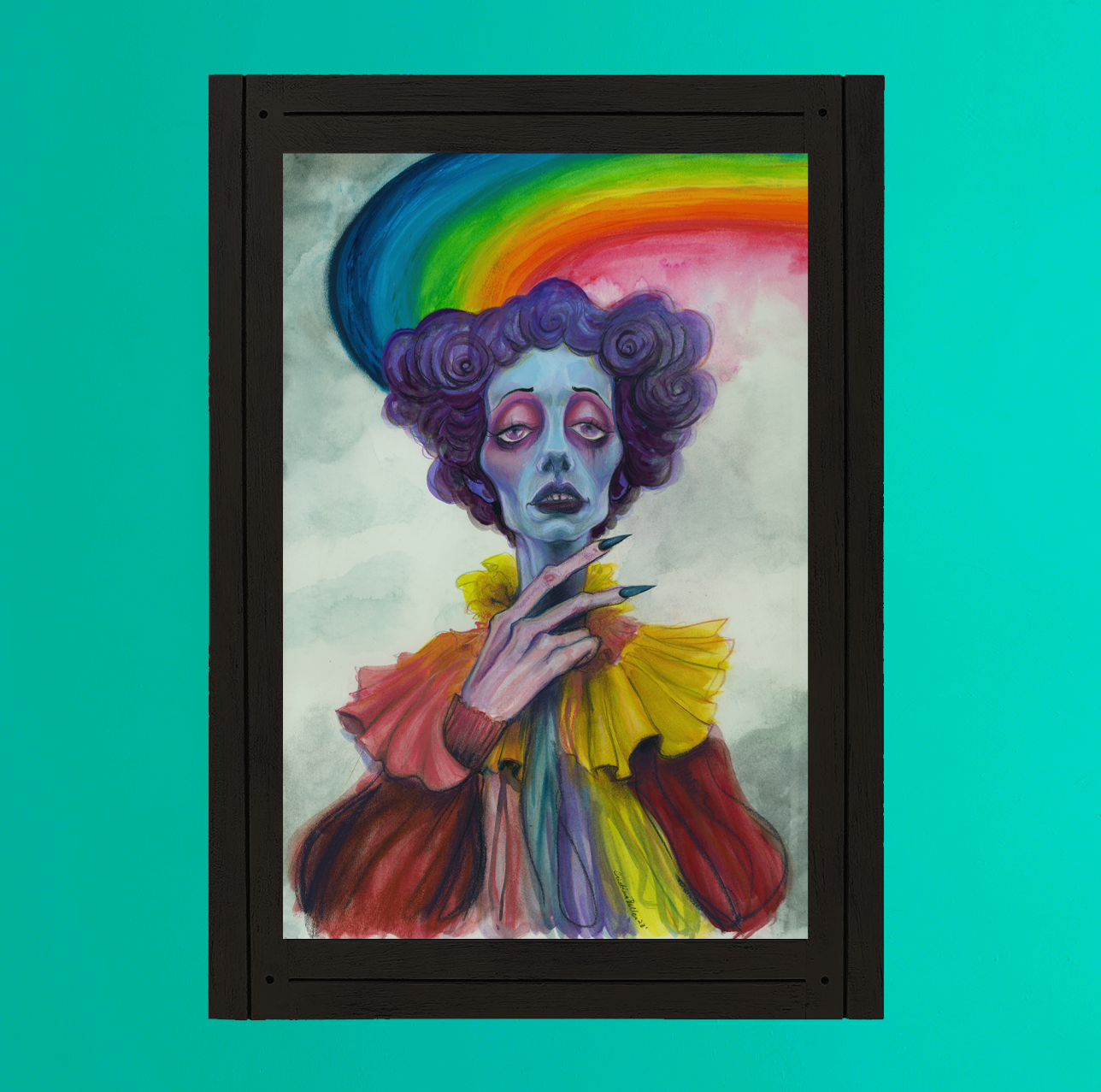 Rainbow Tears Giclée Art Print