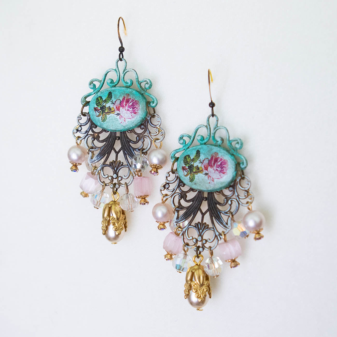 La Vie en Rose Bohemian Earrings