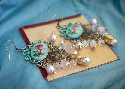 La Vie en Rose Bohemian Earrings