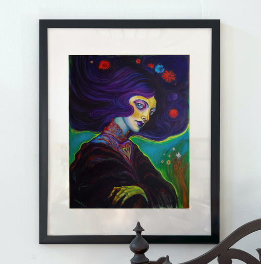 Violet Giclée Art Print