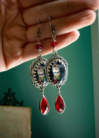 Vlad the Impaler Red Drop Earrings