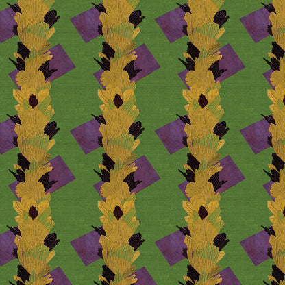 Abstract Art Deco Crystal Geometric Warm Tone Wrapping Paper 3 Sheet Roll