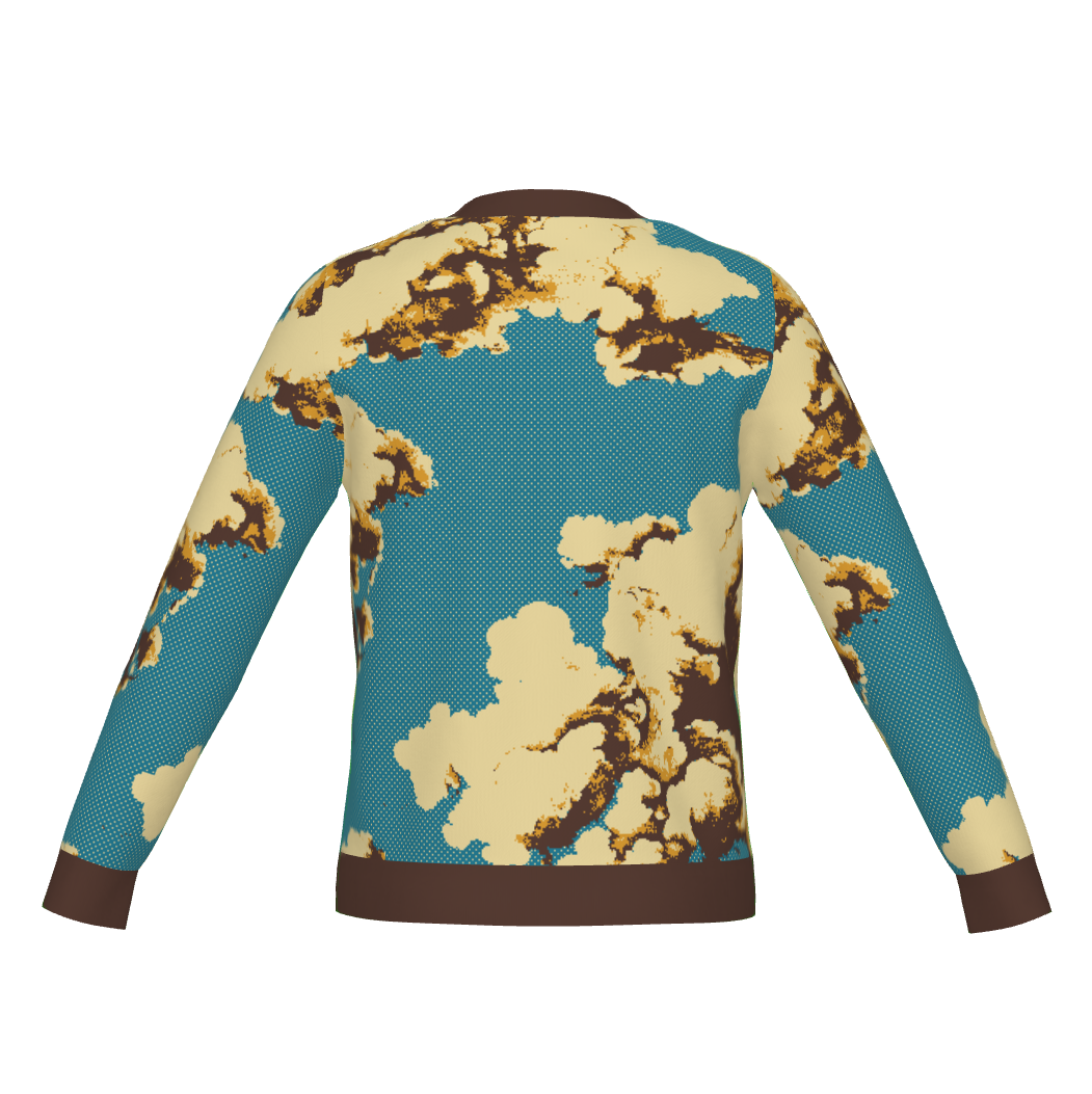 PRE-ORDER Happy Moon Crewneck Sweater Unisex Classic Fit Graphic Pullover