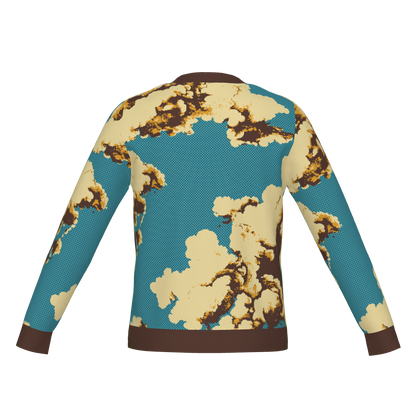 PRE-ORDER Happy Moon Crewneck Sweater Unisex Classic Fit Graphic Pullover